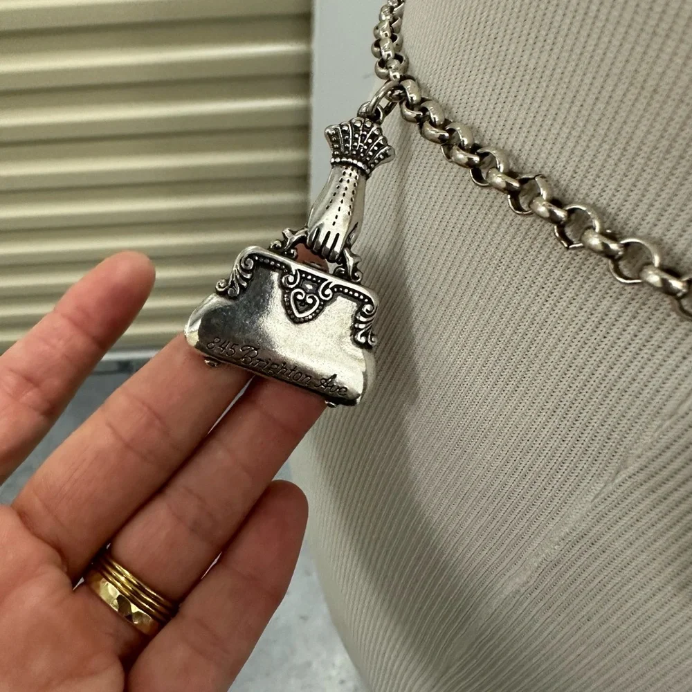 Brighton Silver Chain Belt with Charms - Picture 4 of 6